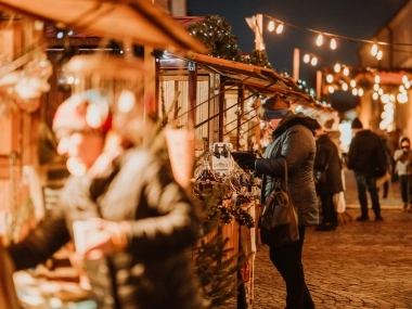 Wizyta Św. Mikołaja na Rynku w Rzeszowie, grudzień 2019 - 26