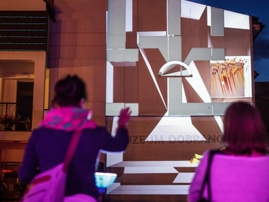 BLOCK czyli video mapping na teatrze Maska w czasie ESK WK 2014 - 1